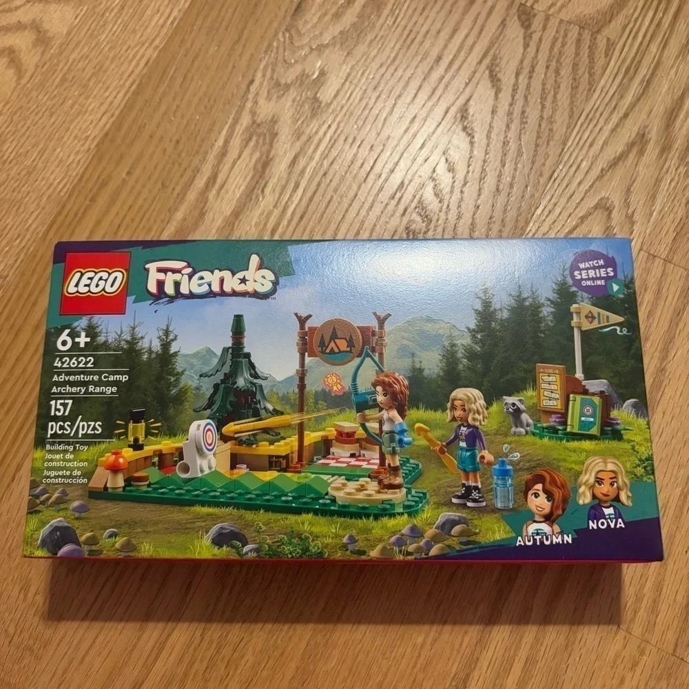 Lego Friends Adventure Camp Archery Range Building Block Set NEW 42622 Bow Arrow